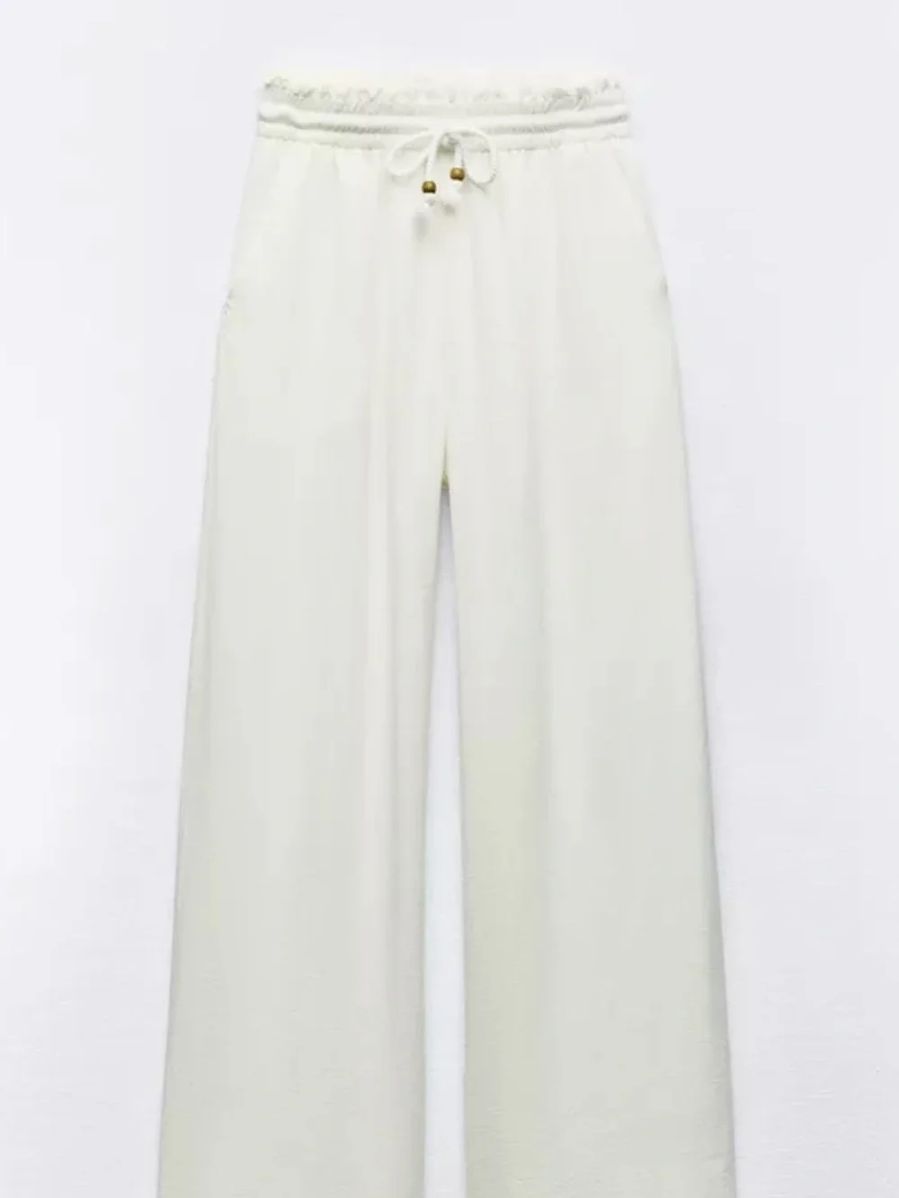 Zara Wide-Leg Viscose pants